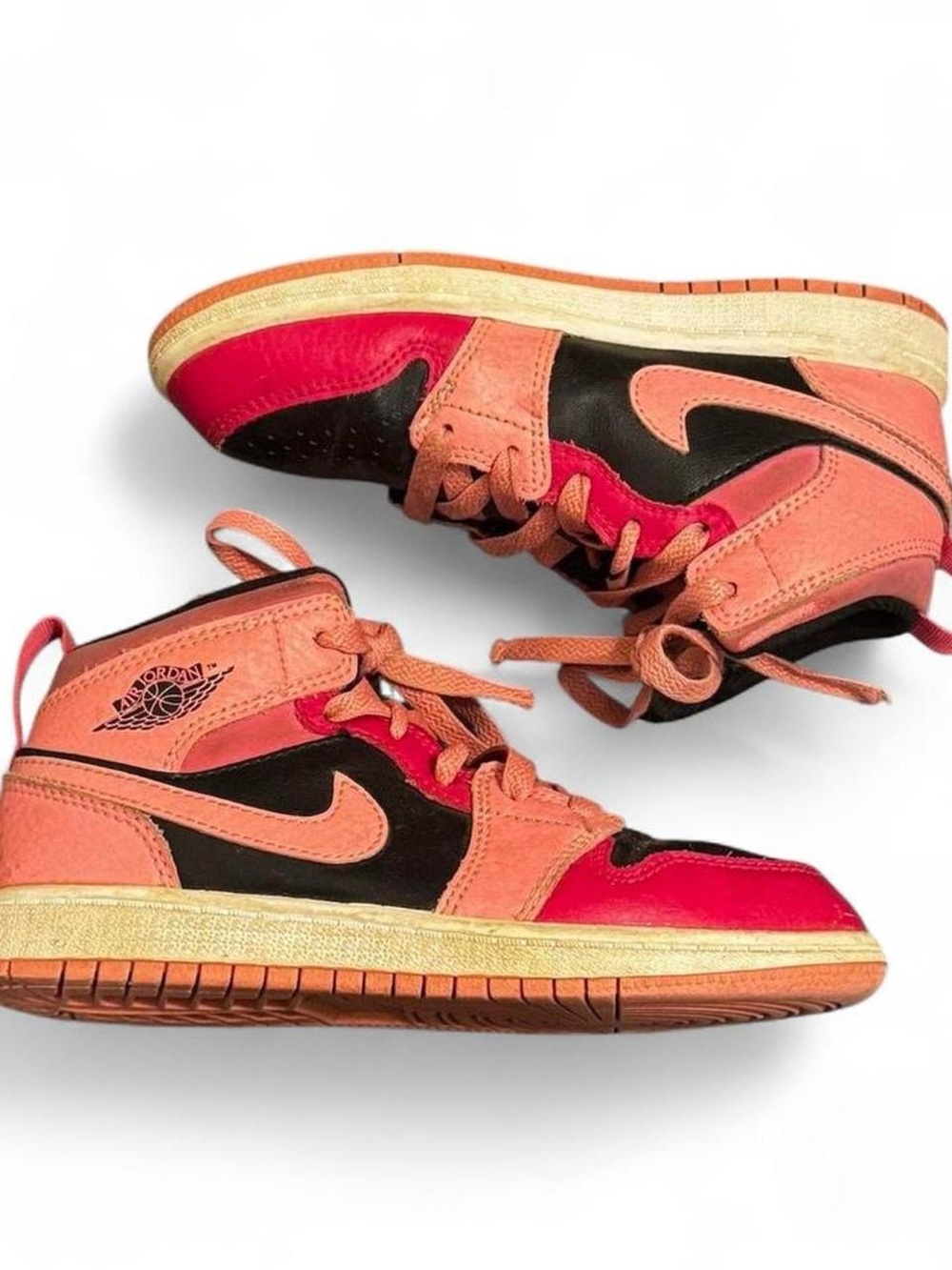Kids Nike Air Jordan 1 Mid
Pink Black Sneakers Size 13C